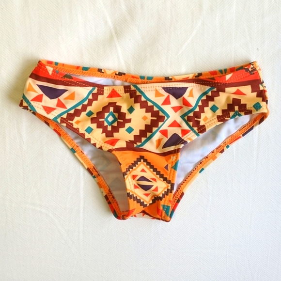aztec print bikini 2 piece swimsuit 2T toddler girls - Picture 5 of 7